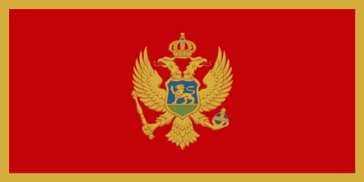 门的内哥罗（Montenegro）国旗
